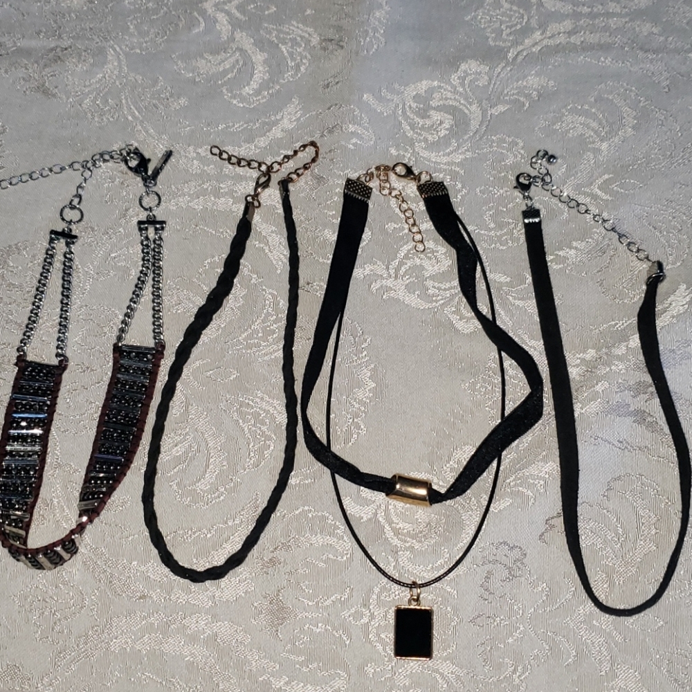 4 choker necklaces